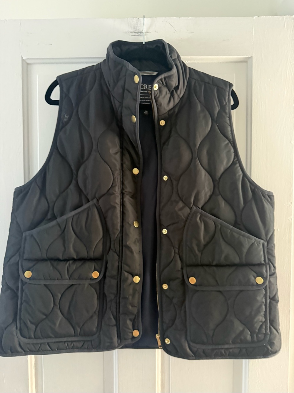 J.Crew Navy Signature Puffer Vest